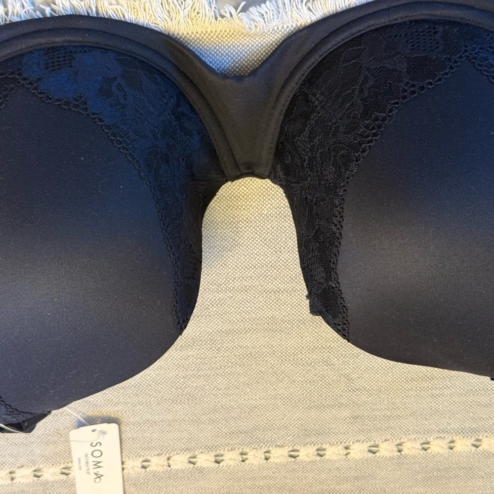 Soma Midnight Lace Underwire Bra